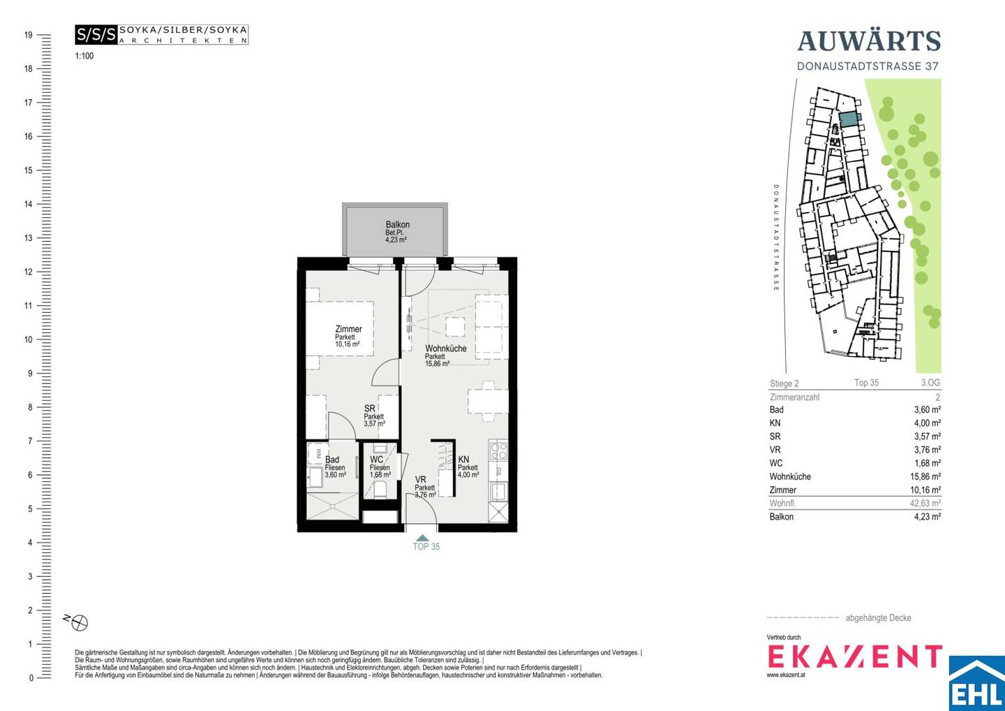 Clever geschnittene 2 Zimmer | Erstbezug