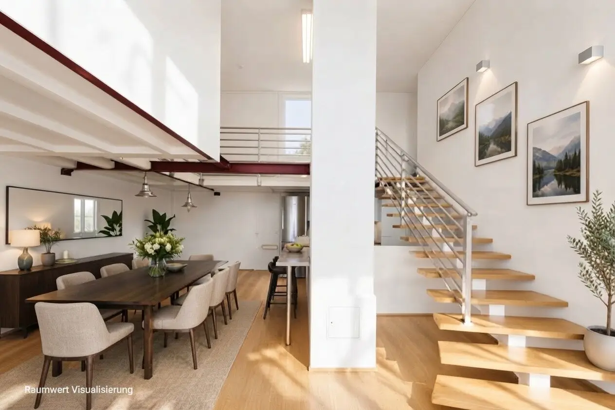 NEAR LIECHTENSTEINPARK - approx. 130.83 m² living area - 2 floors - 4 rooms - 2 bathrooms - air conditioning - central quiet location - garage parking space optional