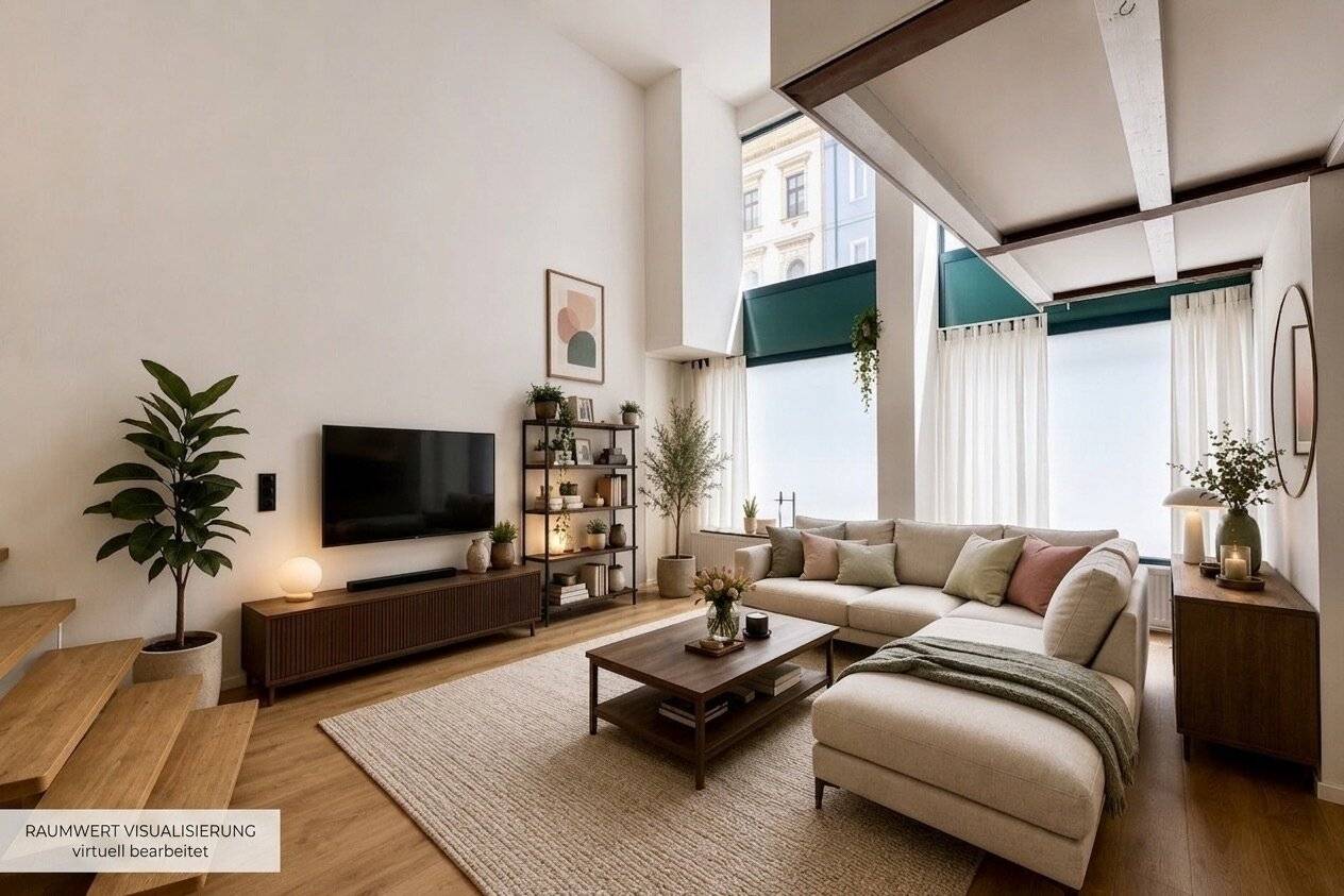 NEAR LIECHTENSTEINPARK - approx. 130.83 m² living area - 2 floors - 4 rooms - 2 bathrooms - air conditioning - central quiet location - garage parking space optional