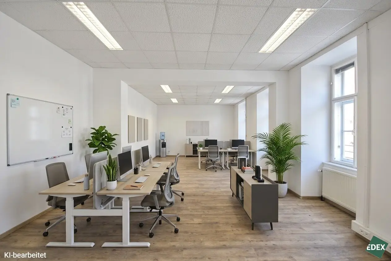 Bright office with optimal transport connections at Augarten