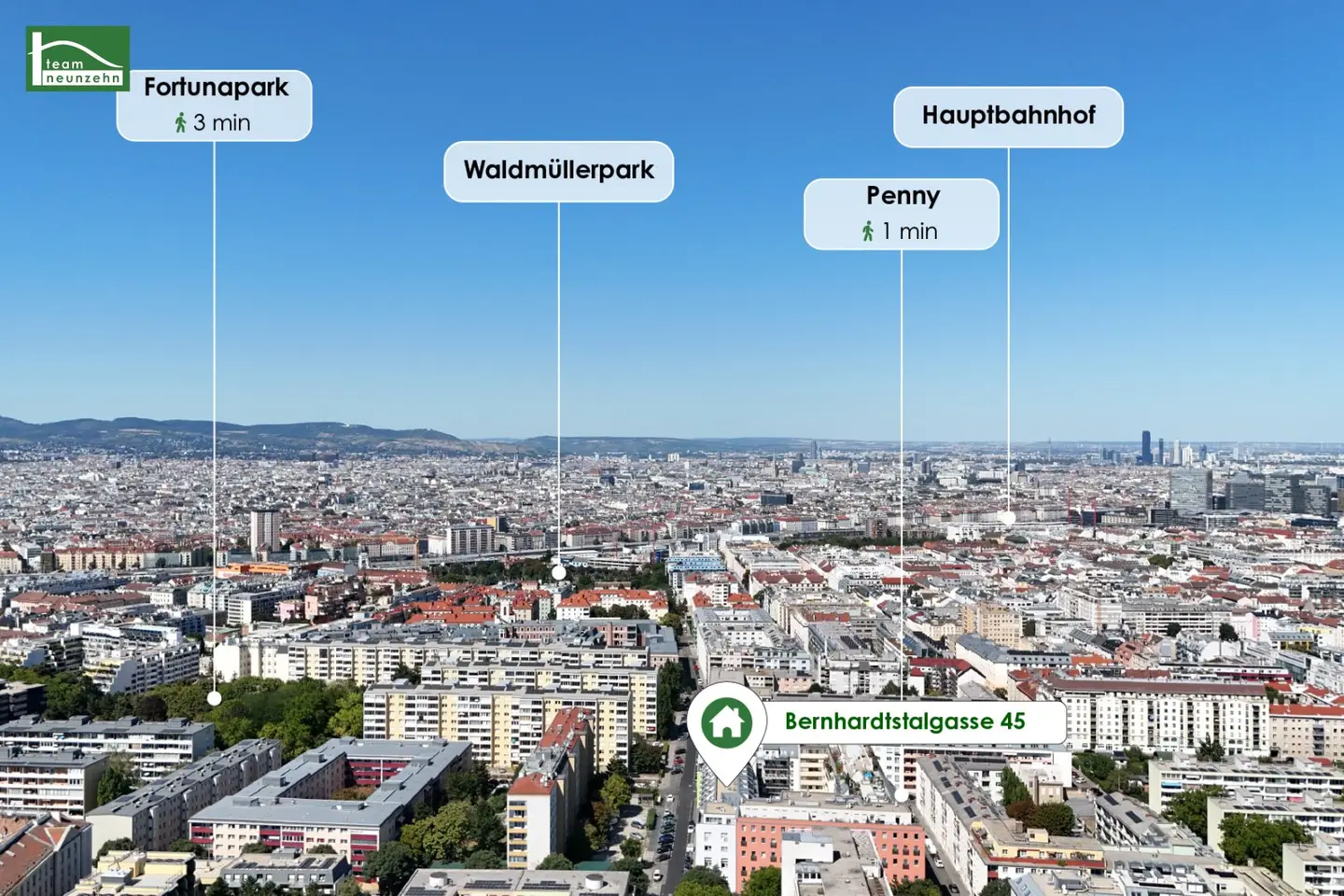 Stilvolle Wohnungen in attraktiver Lage von Wien-Favoriten!