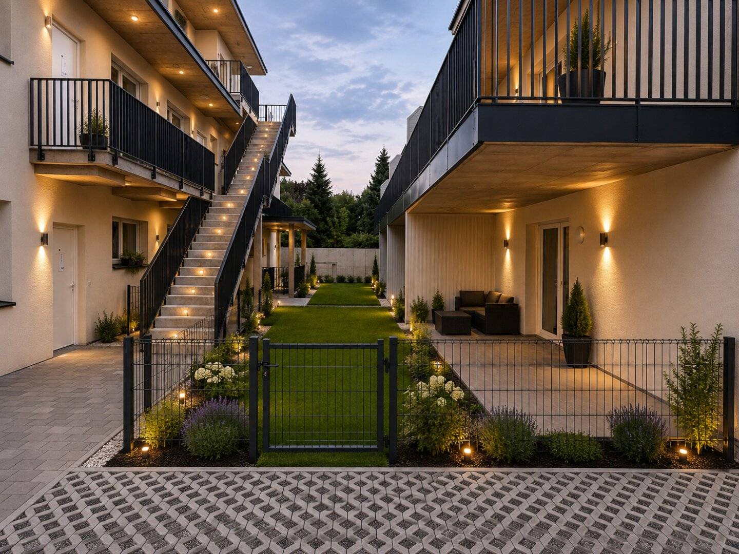 1. OBERGESCHOSS | 54M2 | 2 TG- PARKPLÄTZE | 2 SCHLAFZIMMER | 15M2 BALKON