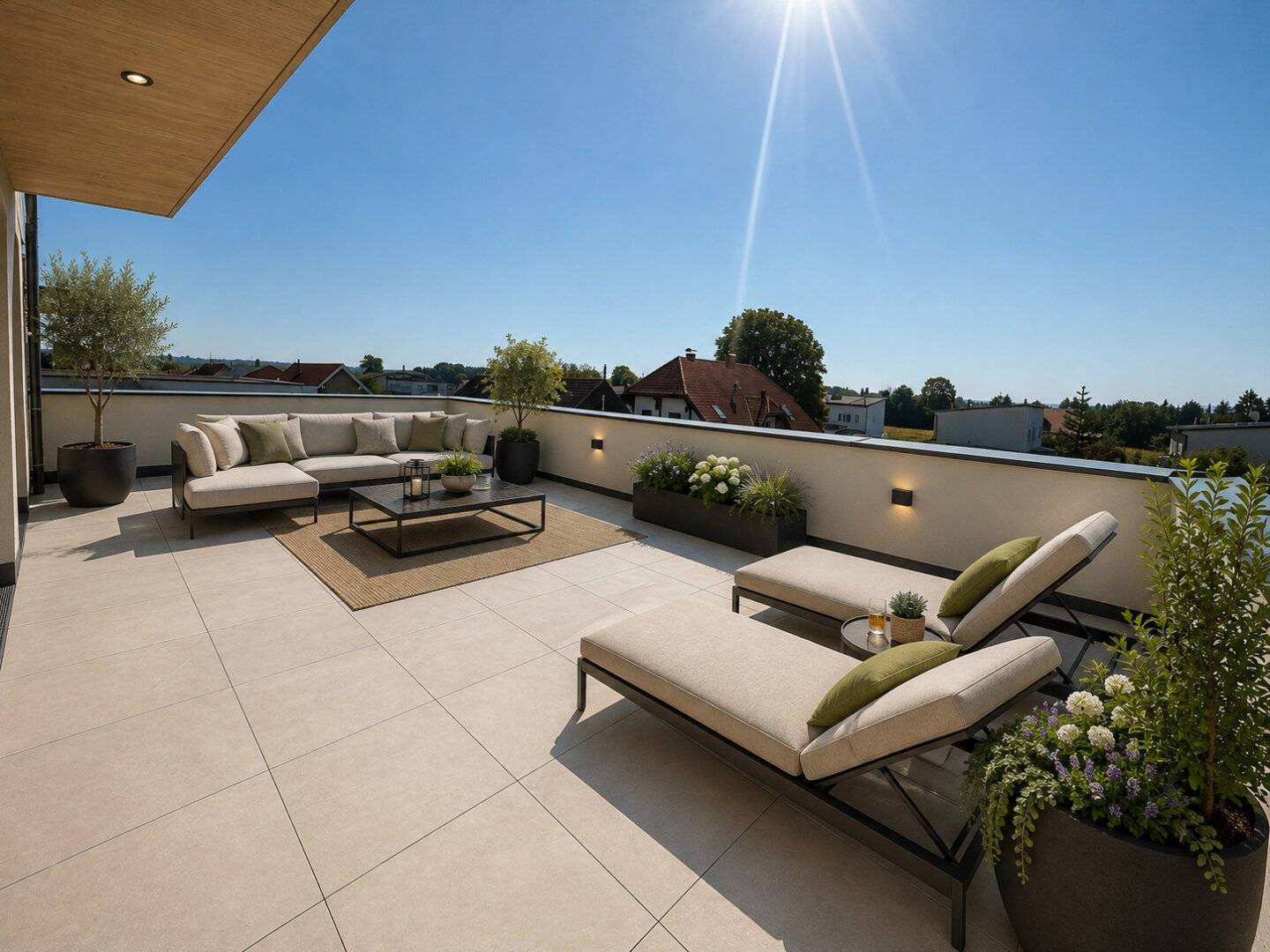 PENTHOUSE | 136M2 | 107M2 TERRASSE | KLIMAANLAGE | 2 BÄDER | 3 SCHLAFZIMMER