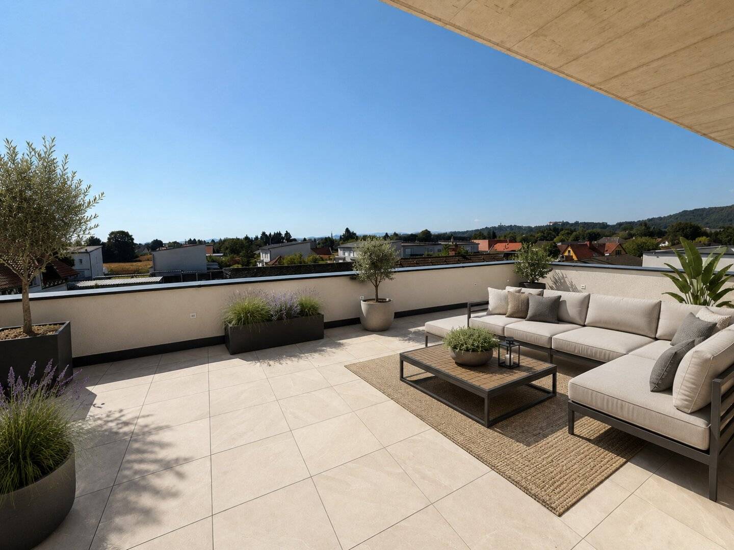 PENTHOUSE | 136M2 | 107M2 TERRASSE | KLIMAANLAGE | 2 BÄDER | 3 SCHLAFZIMMER