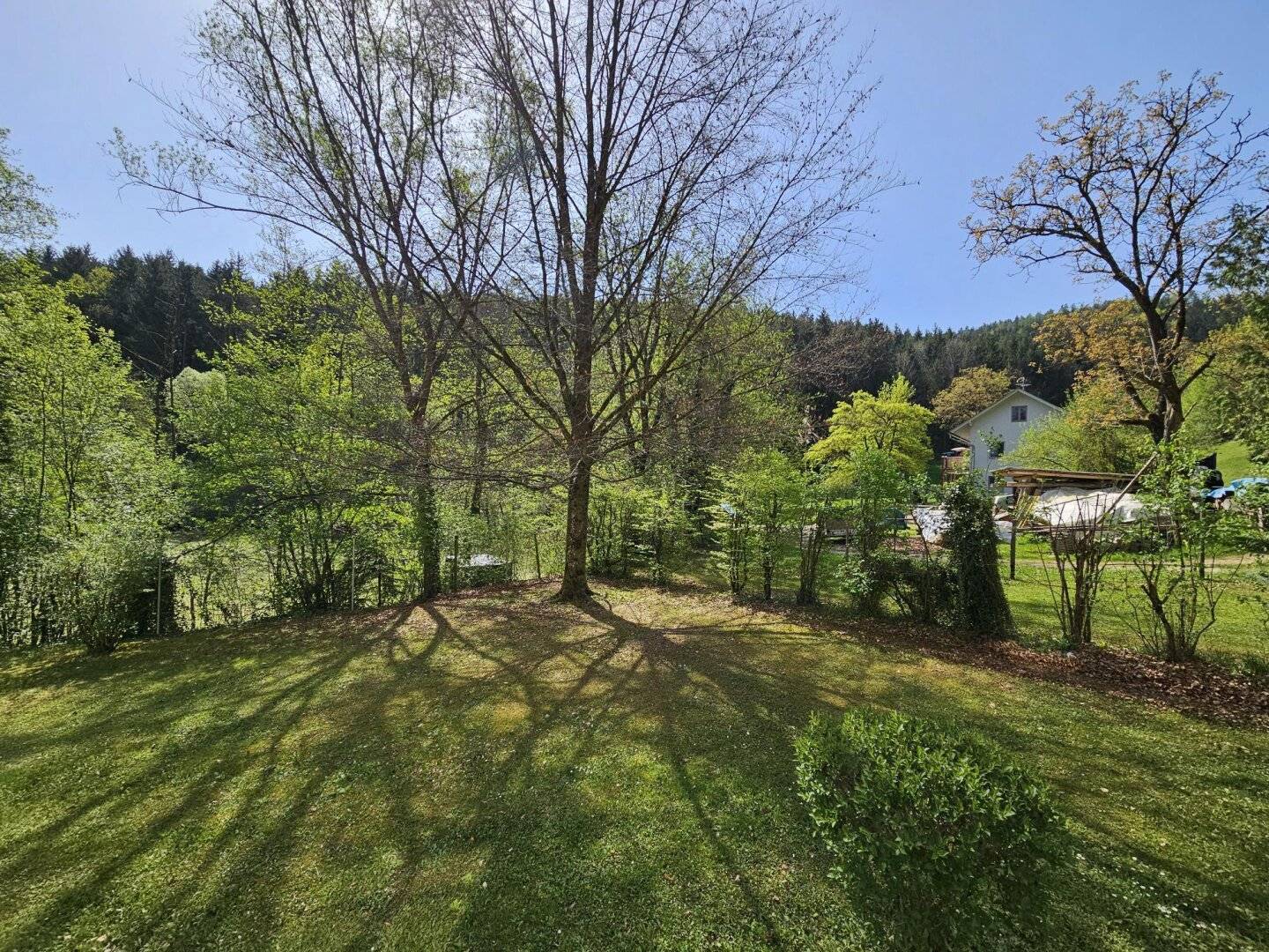 permanent 2-room apartment with chic balcony and view of greenery