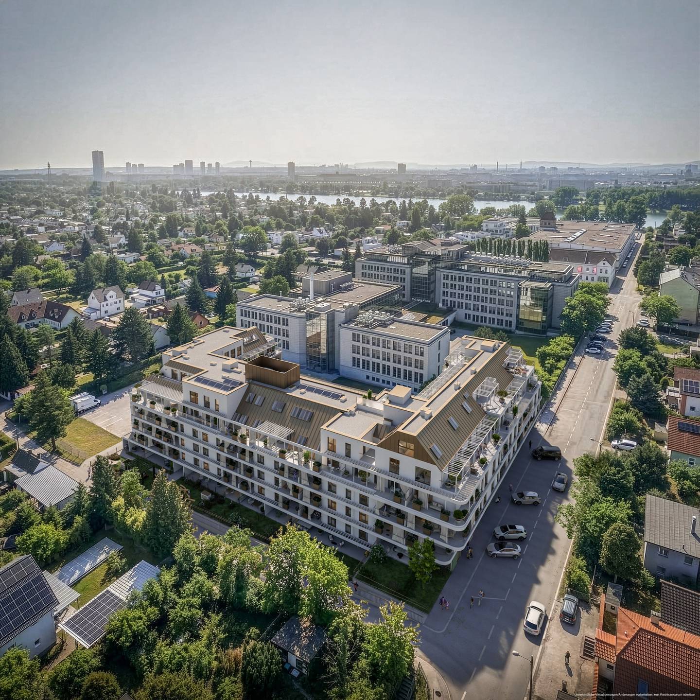 Bright new build Dachgeschosswohnung close to Alte Donau