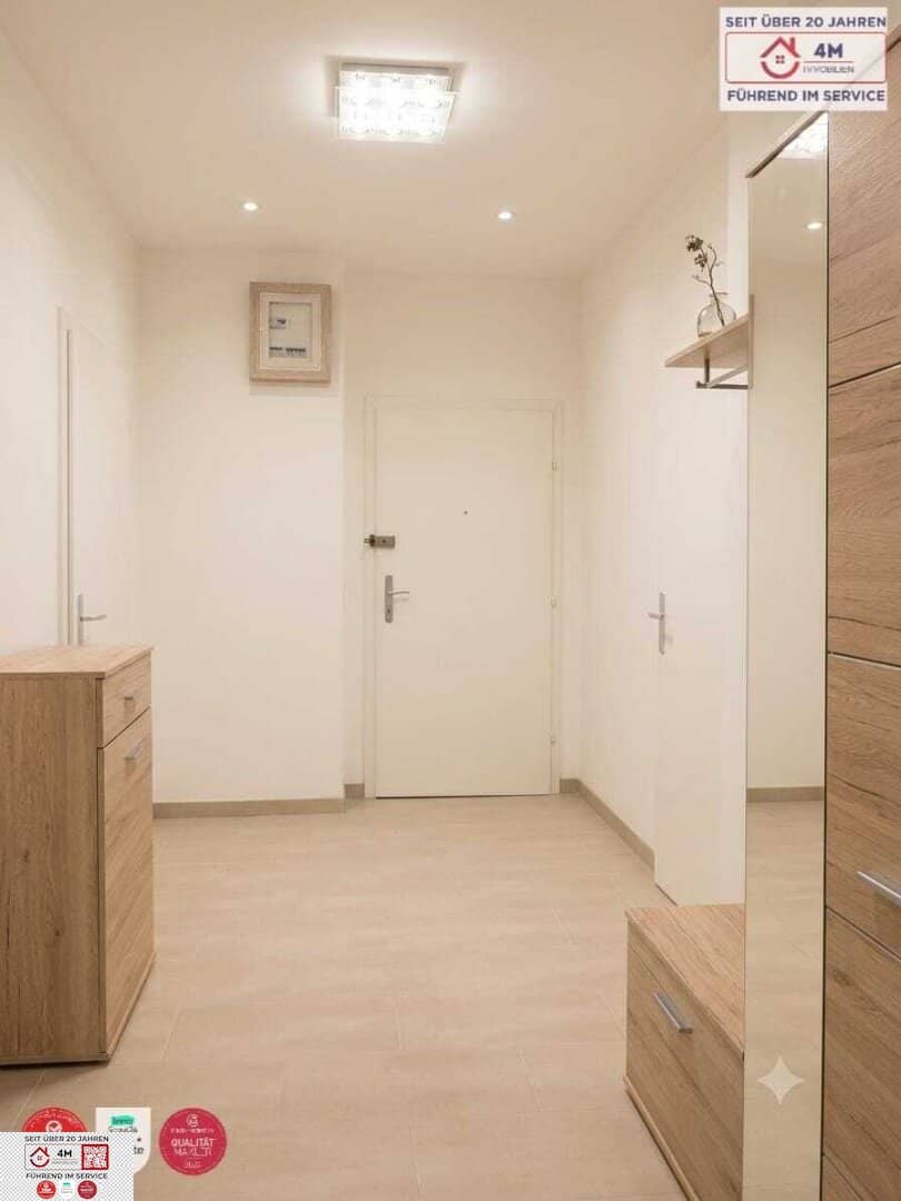 Modernized top 2-room apartment with distant view &amp; loggia