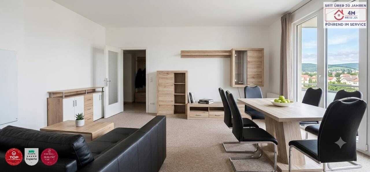 Modernized top 2-room apartment with distant view &amp; loggia