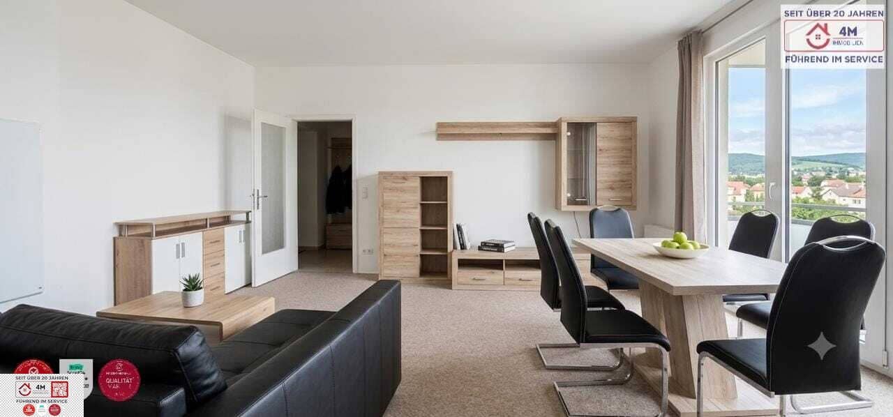 Modernized top 2-room apartment with distant view &amp; loggia
