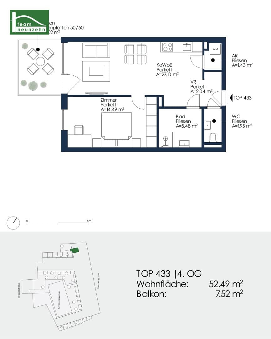 Idyllic 2-room apartment with balcony, your new home in the heart of Graz-Lend