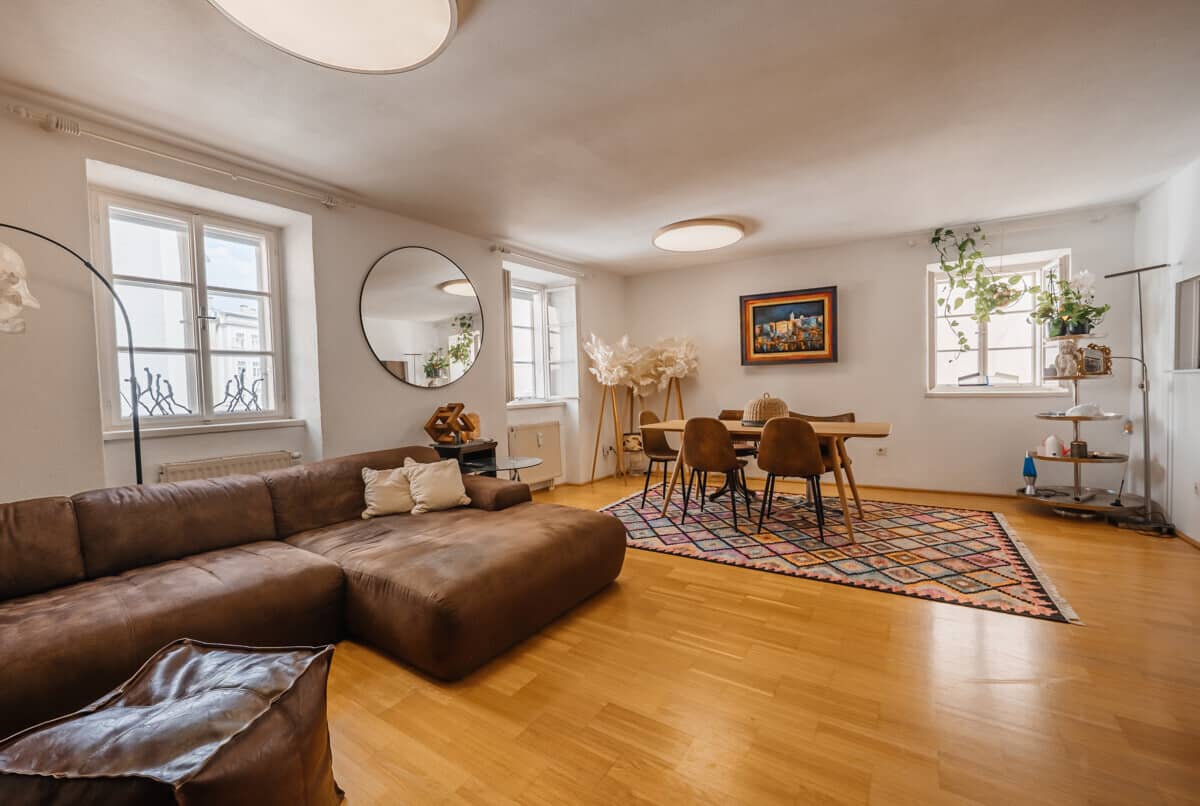 Maisonettewohnung in historic building quiet and central
