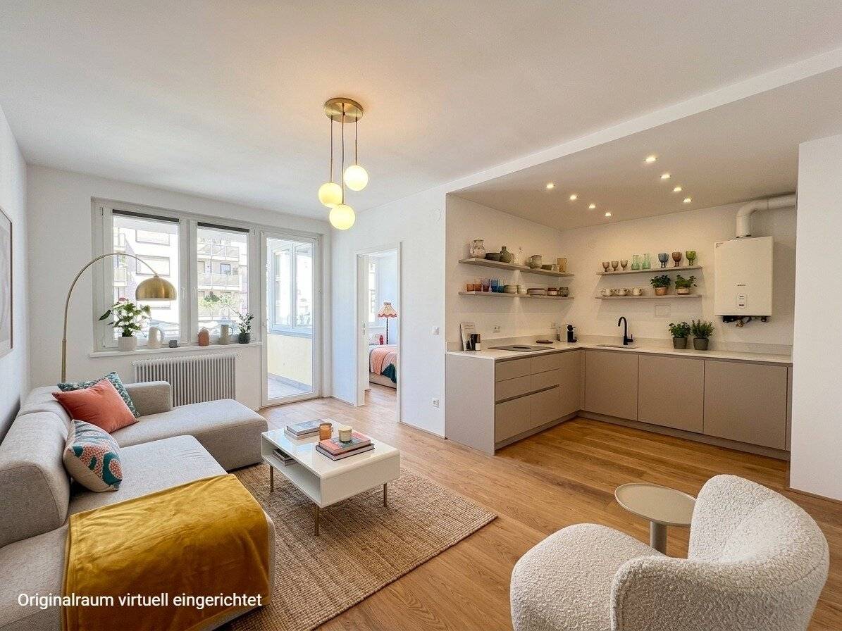 FAVORITE PLACE! BEAUTIFULLY BRIGHT RENOVATED 3 ROOM APARTMENT WITH BALCONY IN THE CLIMATE-FIT NEIGHBORHOOD