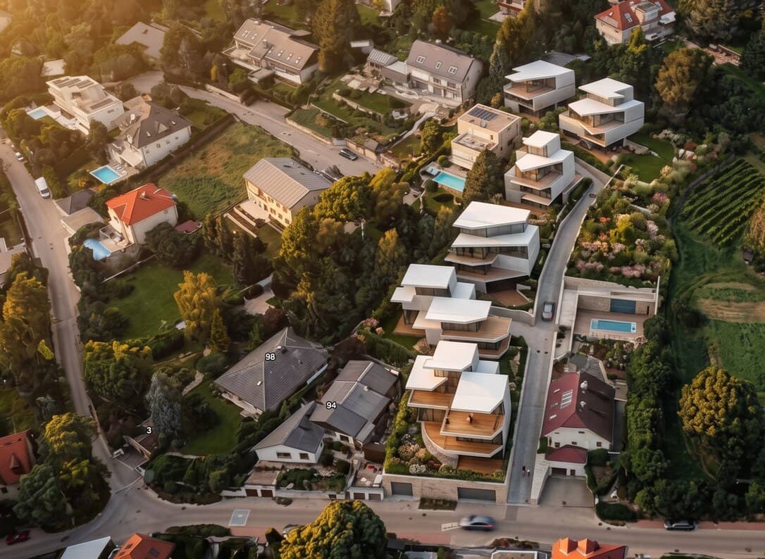 Privilegierte Ruhelage trifft auf ca. 4.350 m² Gestaltungsfreiheit - 12 Wohneinheiten als Studie vorhanden.