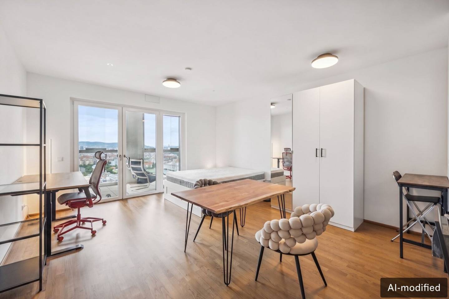 Moderne Anlegerwohnung in einem exklusiven Wohnturm im 30. Obergeschoss