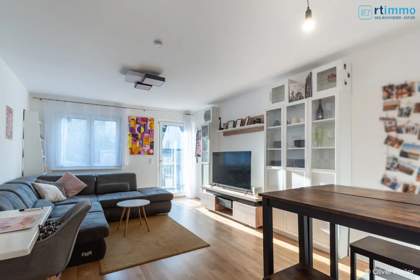 Modern 2-room apartment with sunny balcony