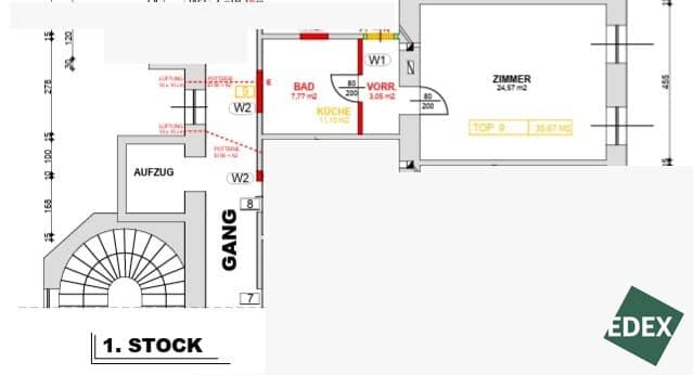 Apartments in need of renovation in a beautiful Gründerzeit building near U3