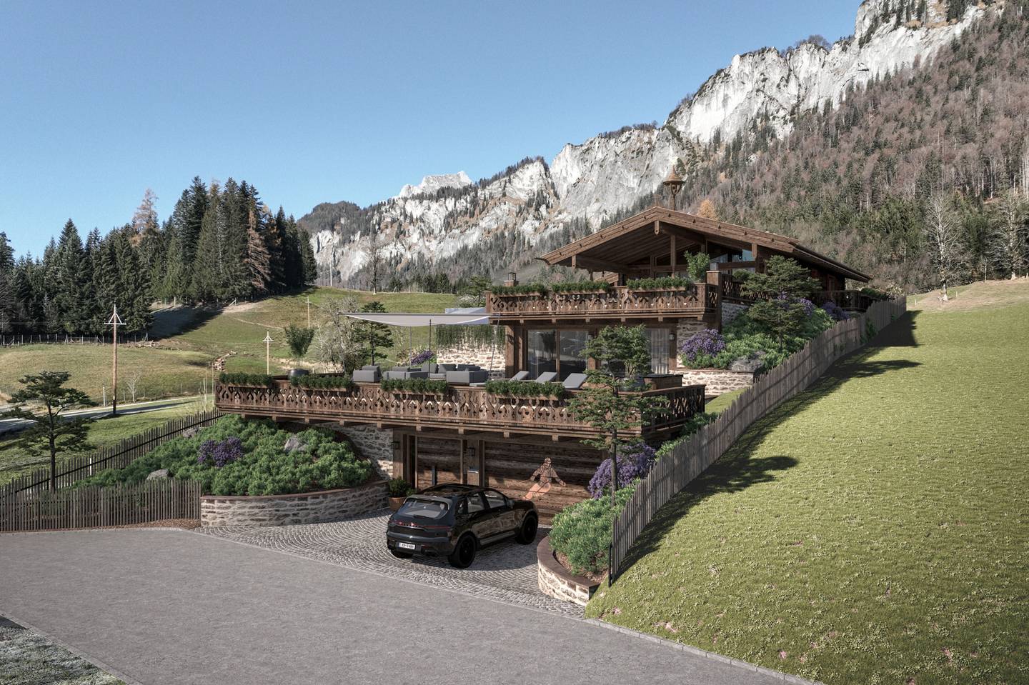 Wohnung in sonniger Naturlage mit schönem Ausblick