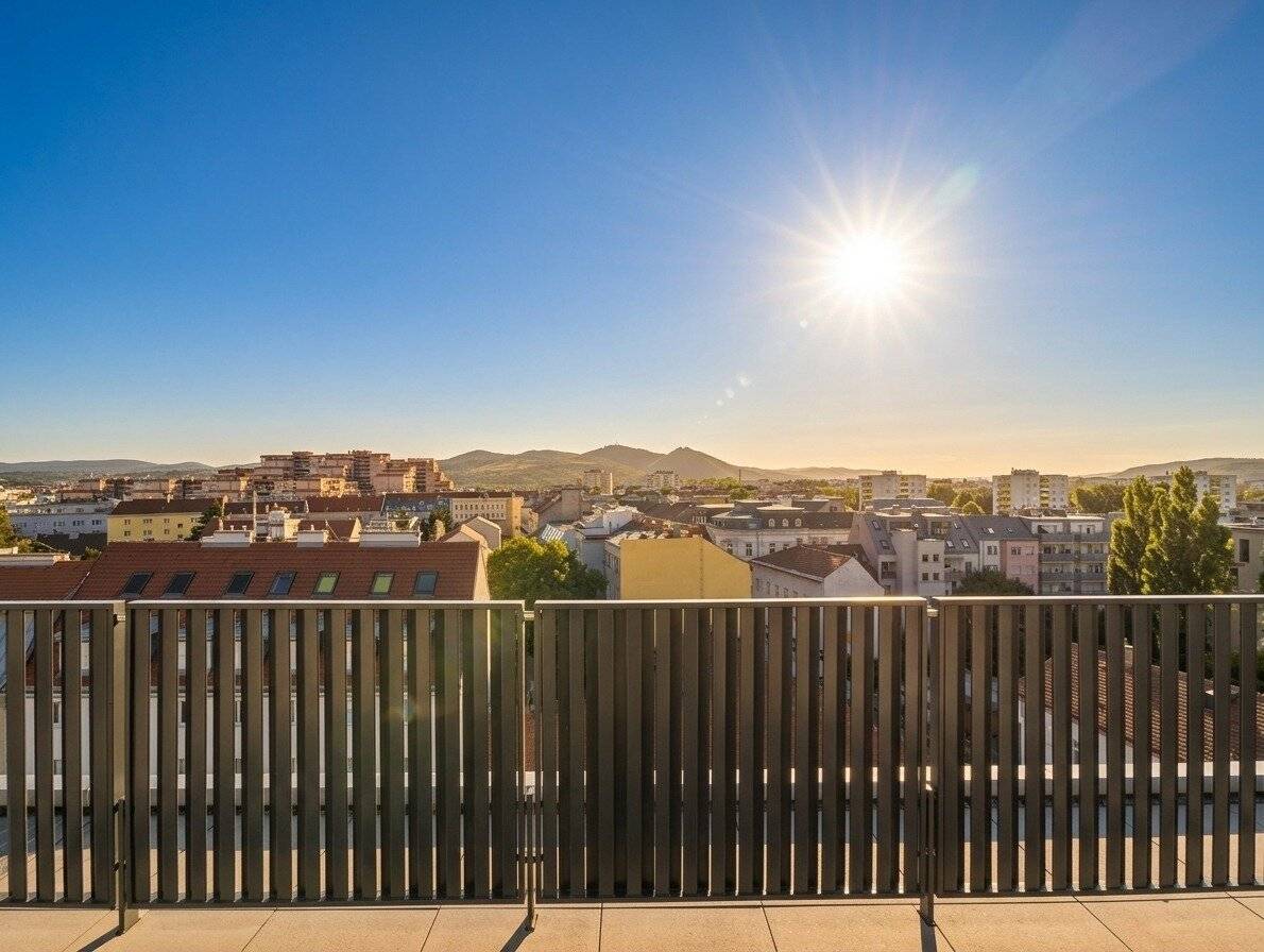 Pauschalmiete inklusive Warmwasser, Heizung &amp; Kühlung - Traumhafte 2-Zimmer-Wohnung mit großzügigem Balkon und stilvoller Ausstattung