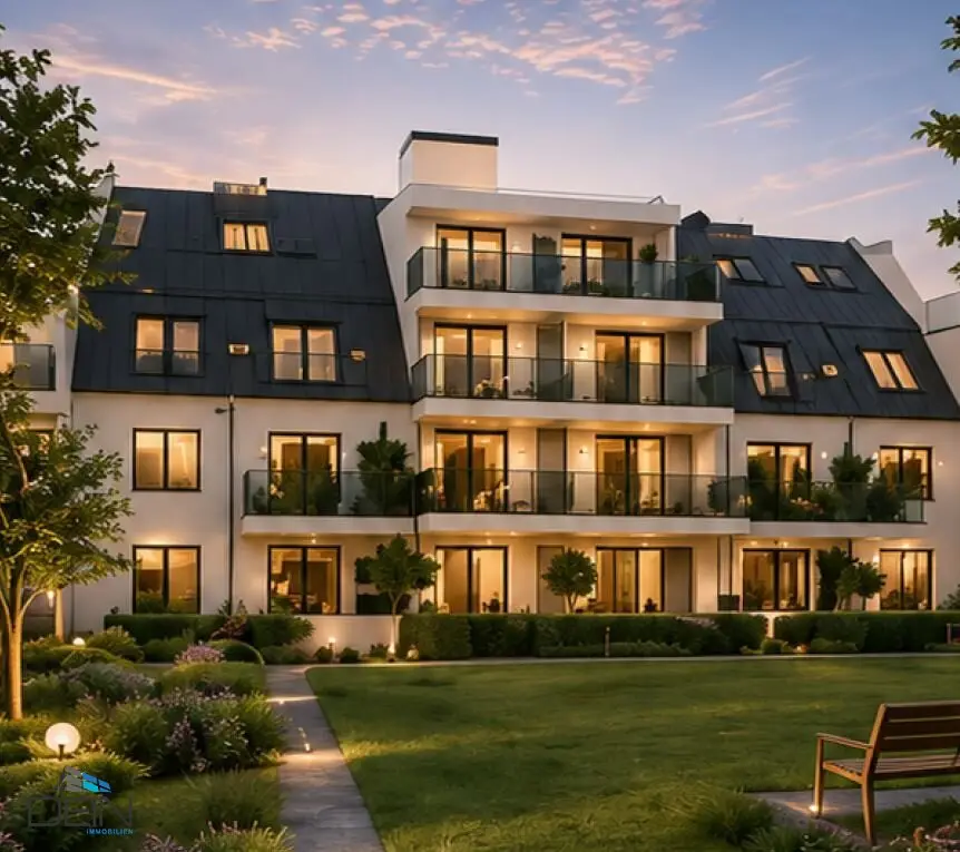 NEW! DREAM 2 ROOM NEW BUILDING APARTMENT WITH A COURTYARD-FACING BALCONY NEAR THE TERMINUS STREBERSDORF!