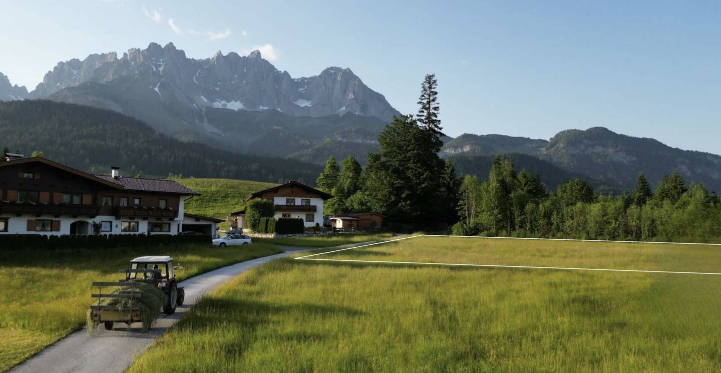 EINE SELTENE GRUNDSTÜCKSRARITÄT AM WILDEN KAISER