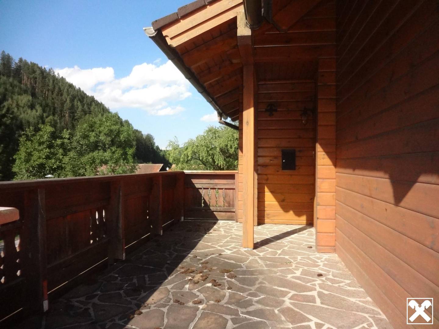 Gemütliches Holzblockhaus in naturnaher Lage Familienwohnung