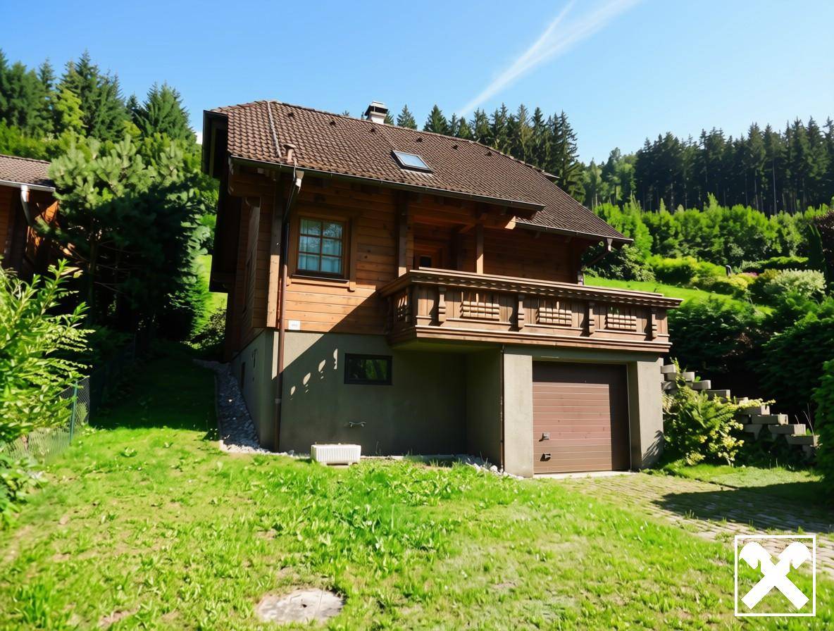 Gemütliches Holzblockhaus in naturnaher Lage Familienwohnung