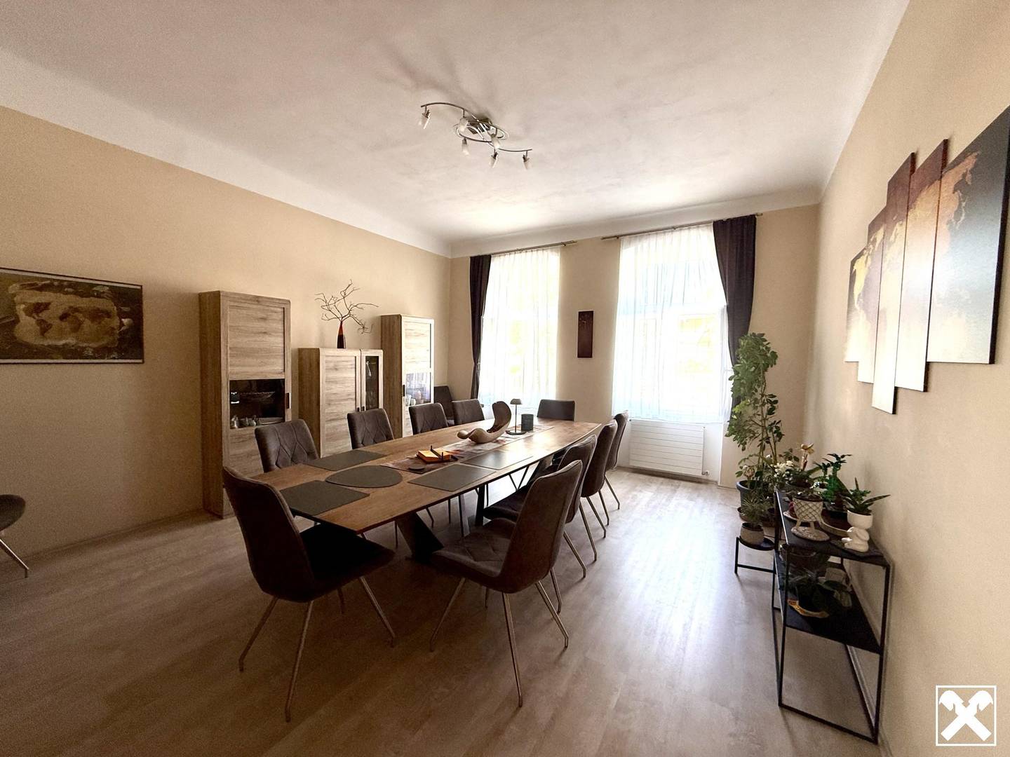 Familienwohnung with generous garden and terrace