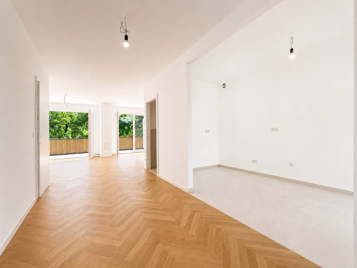 Erstbezug Maisonettewohnung mit Südterrasse und Grünblick