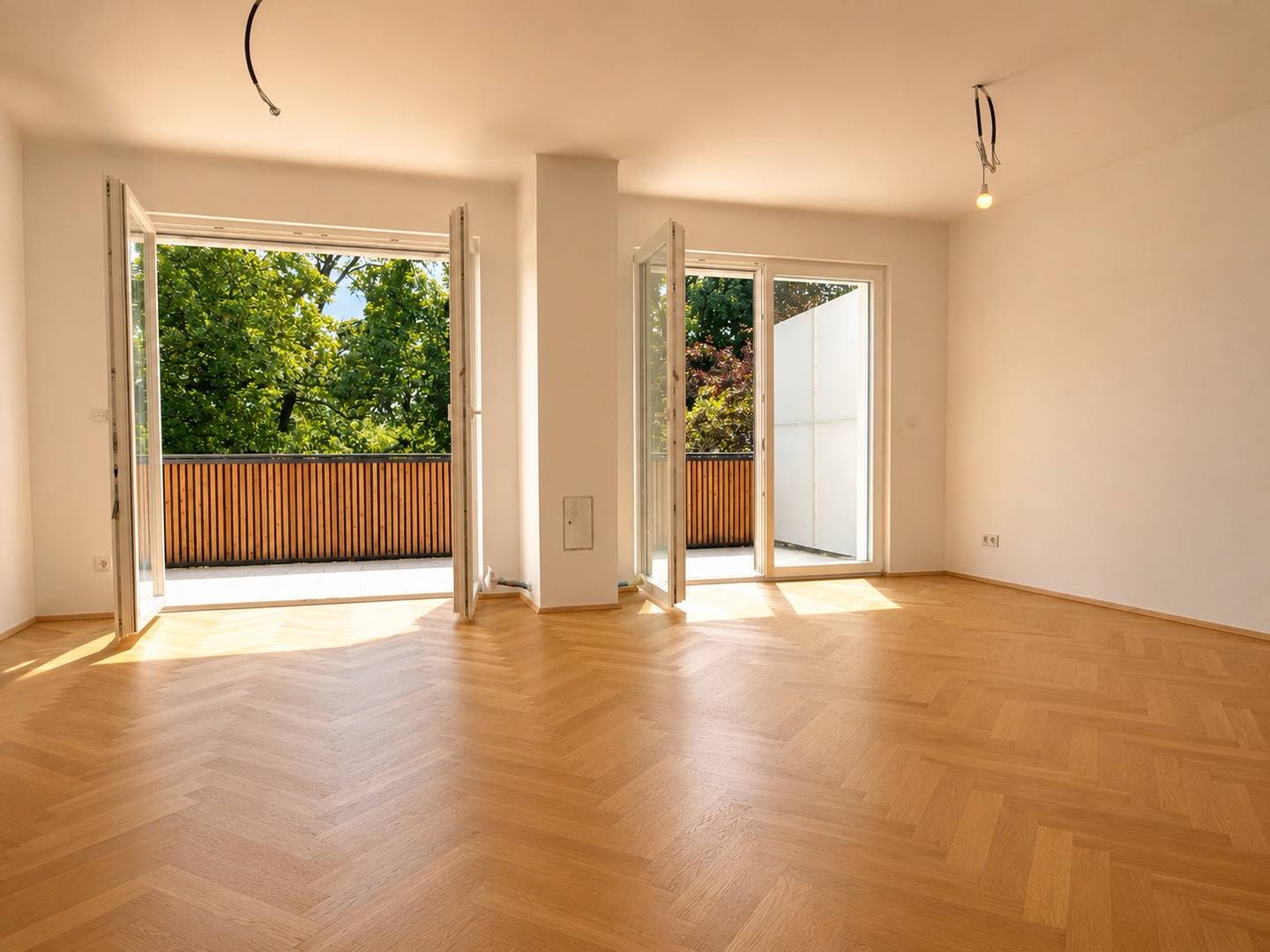 Erstbezug Maisonettewohnung mit Südterrasse und Grünblick