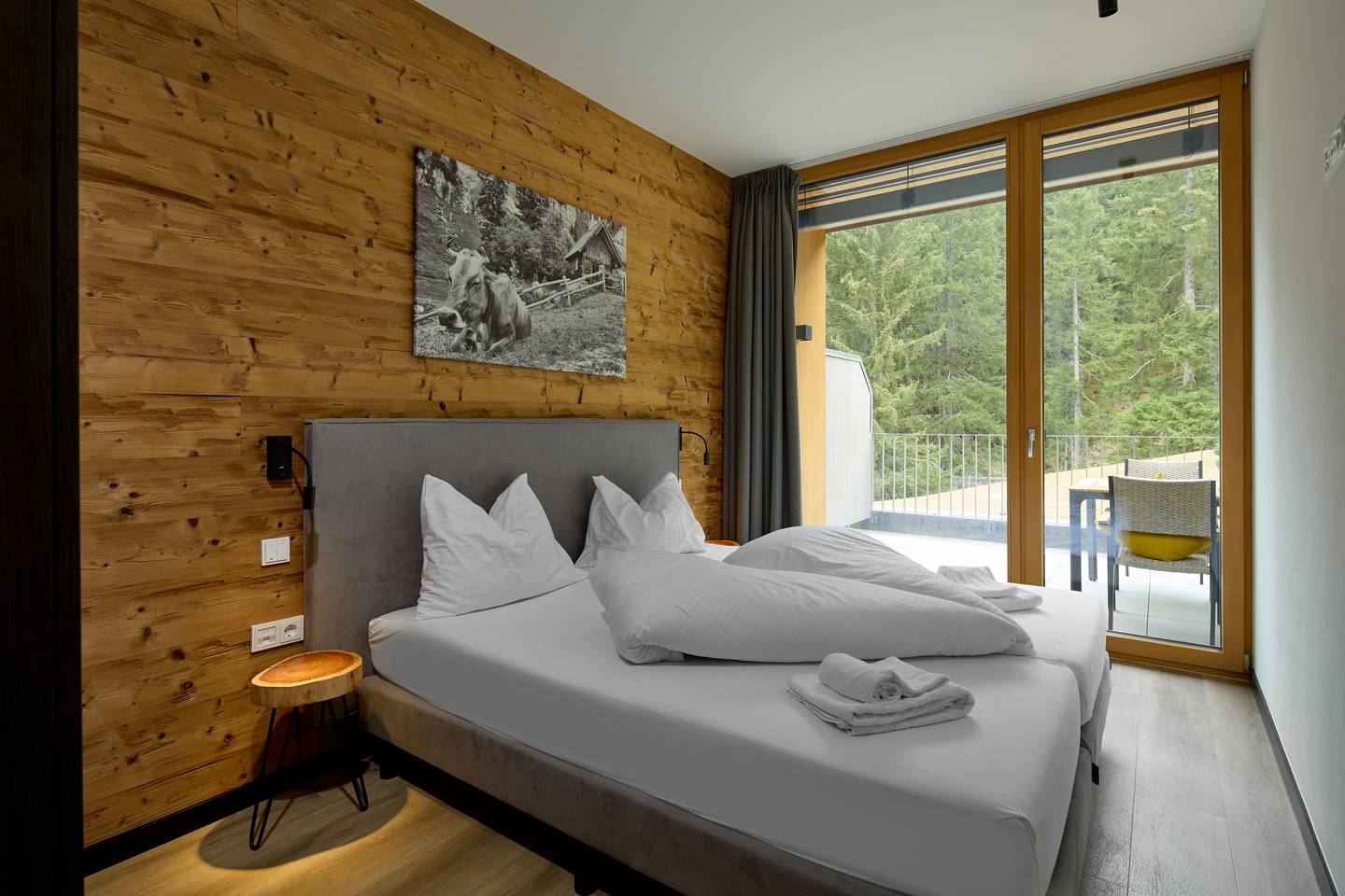 Wohnung direkt an der Skipiste mit sonniger Terrasse