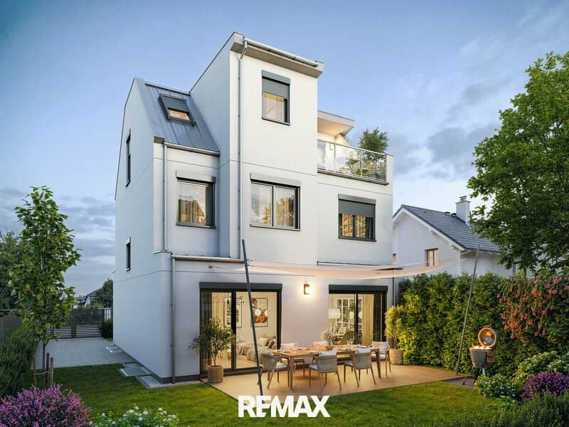 First occupancy! Luxurious single-family house on freehold in Hirschstetten