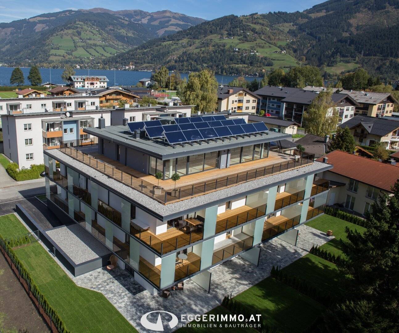 5700 Zell am See: like-new furnished 2-room apartment in very quiet attractive location of Schüttdorf, underground garage, 5 minutes walk to Lake Zell