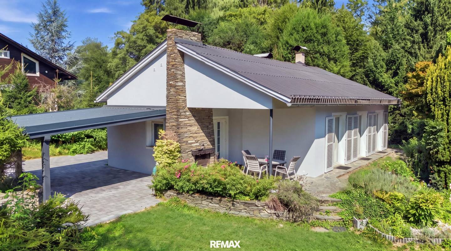 Idyllischer Bungalow mit großem Grundstück und eigenem Waldbestand bei Velden am Wörthersee