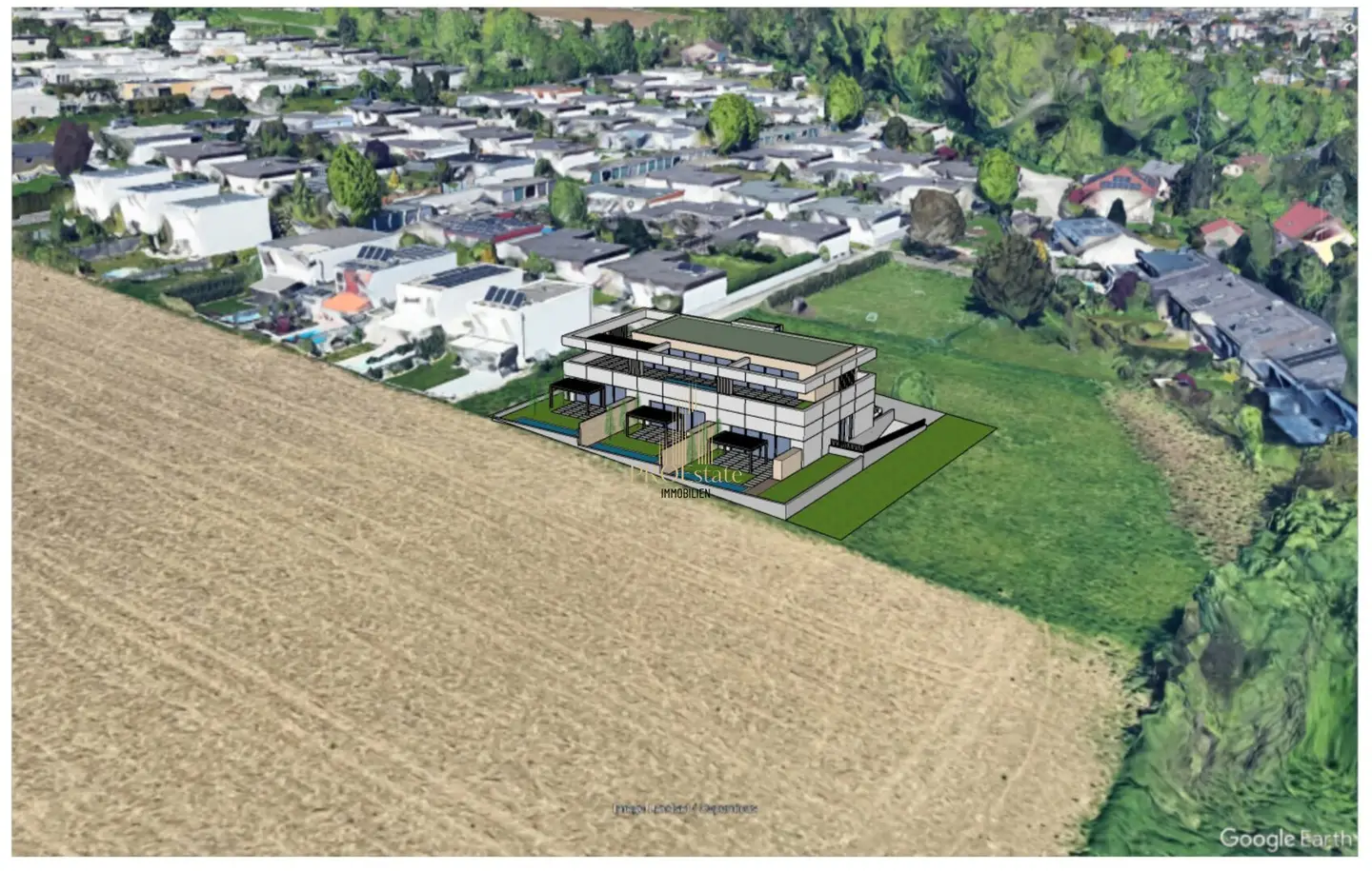 Attraktives Wohnprojekt mit 4 oder mehr Wohneinheiten in ruhiger, grüner Lage in Thalheim! - Sackgasse!