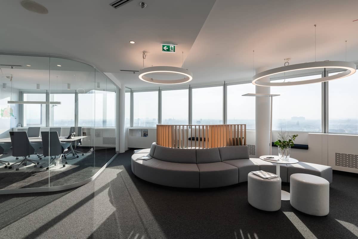 Millennium Tower bright apartment with skyline view