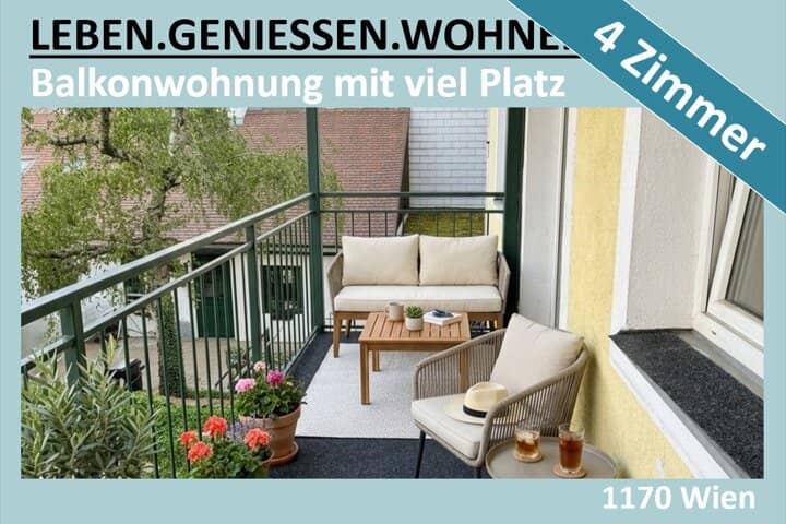 4 ROOM APARTMENT WITH 6 M² BALCONY