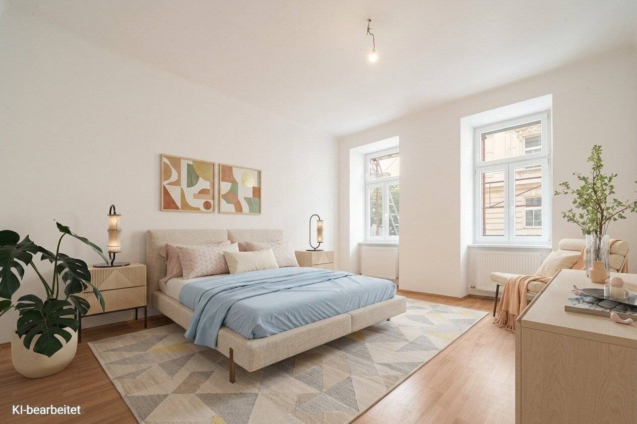 Rarity in Vienna: Newly renovated period apartment with legal Airbnb exemption permit