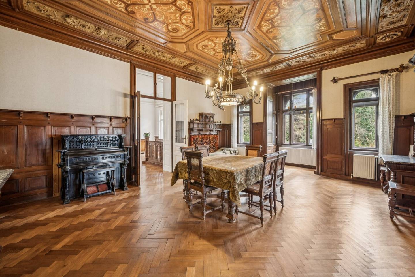 Spacious multi-family house with 3 residential units and park-like grounds