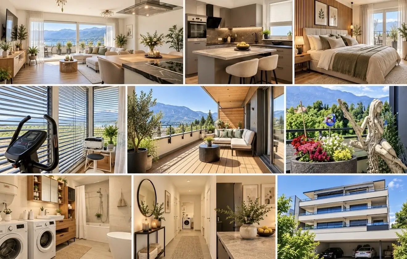 Penthouse at Faaker See – Exclusive living with spectacular lake and mountain panorama