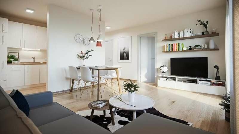 Bright apartment with modern kitchen and parking near Naarn