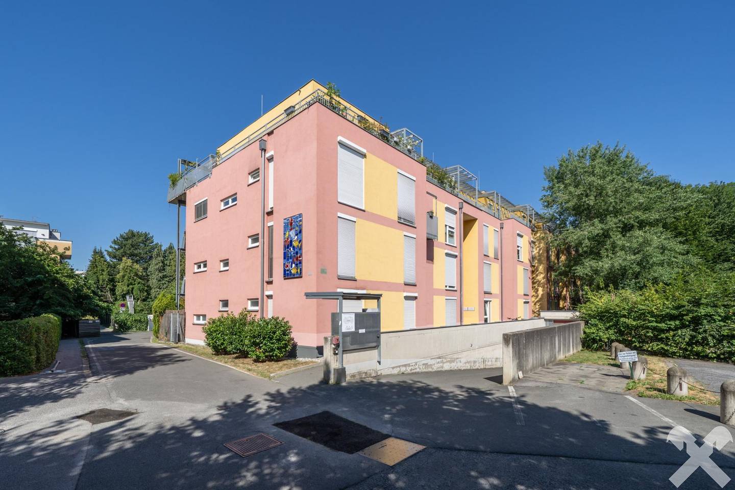 Maisonettewohnung with sauna double garage and Schlossberg view