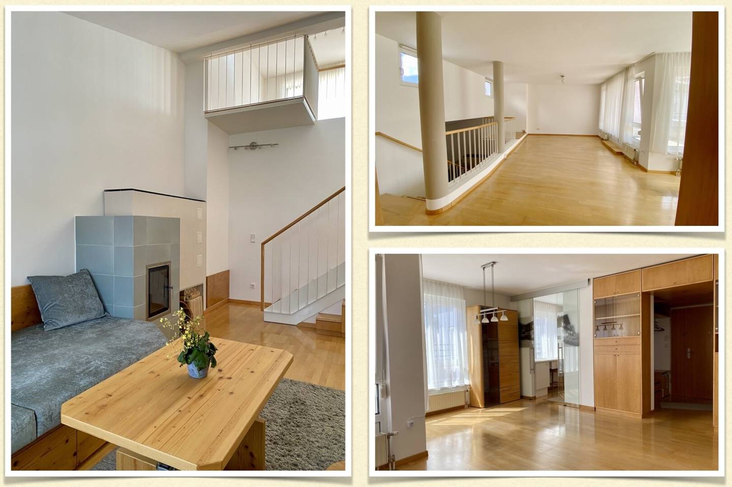 A fine home! Maisonette 90m² 3 rooms, terrace, garage, 2 bathrooms – top location!