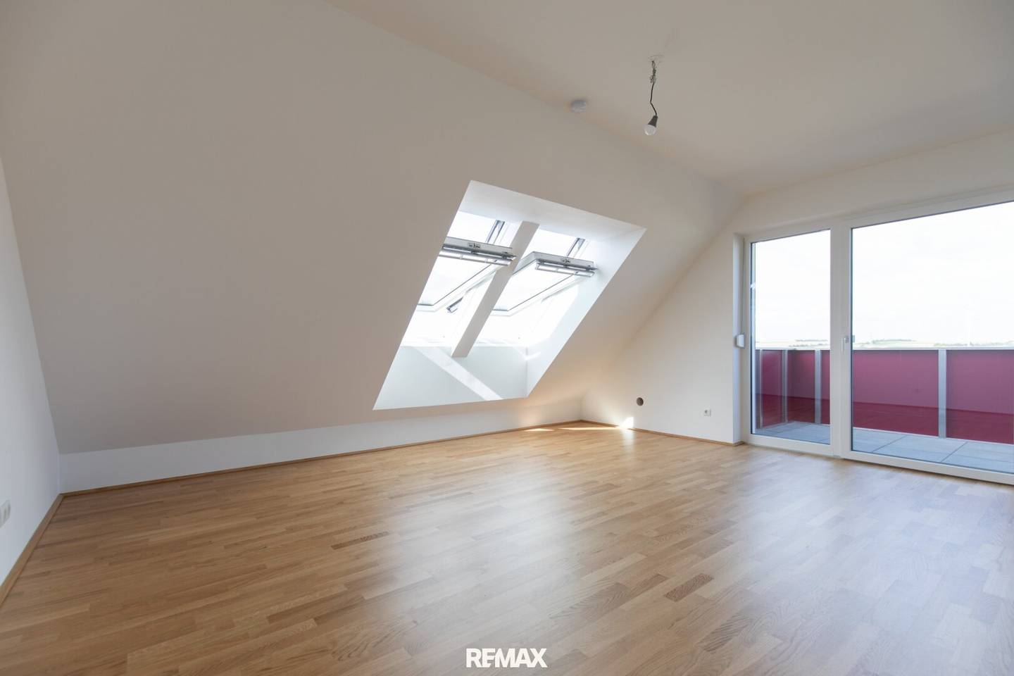 Modern barrier-free rental apartment with balcony
