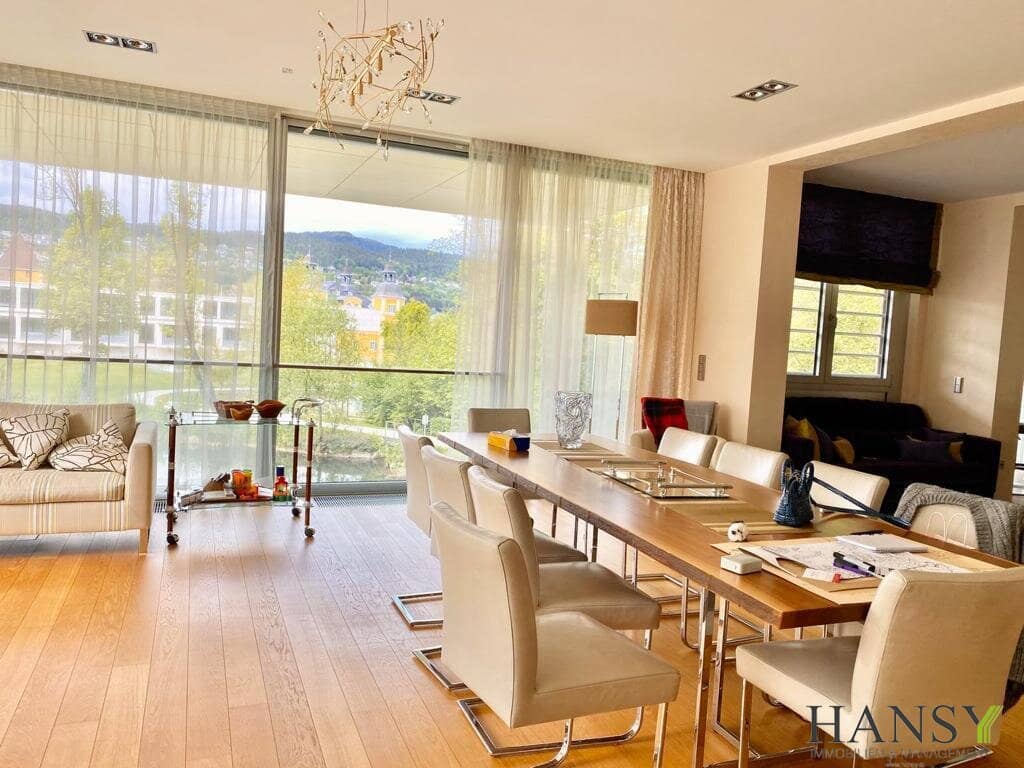 Exclusive Garden Apartment in Velden am Wörther See – 6 Rooms, 4 Bathrooms, 2 Terraces
