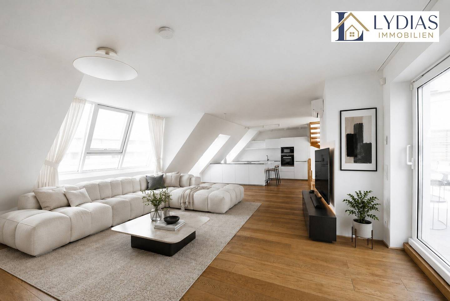 Penthouse der Extraklasse - vier Zimmer, zwei Terrassen, Panoramablick, Stellplatz - begehrte Lage