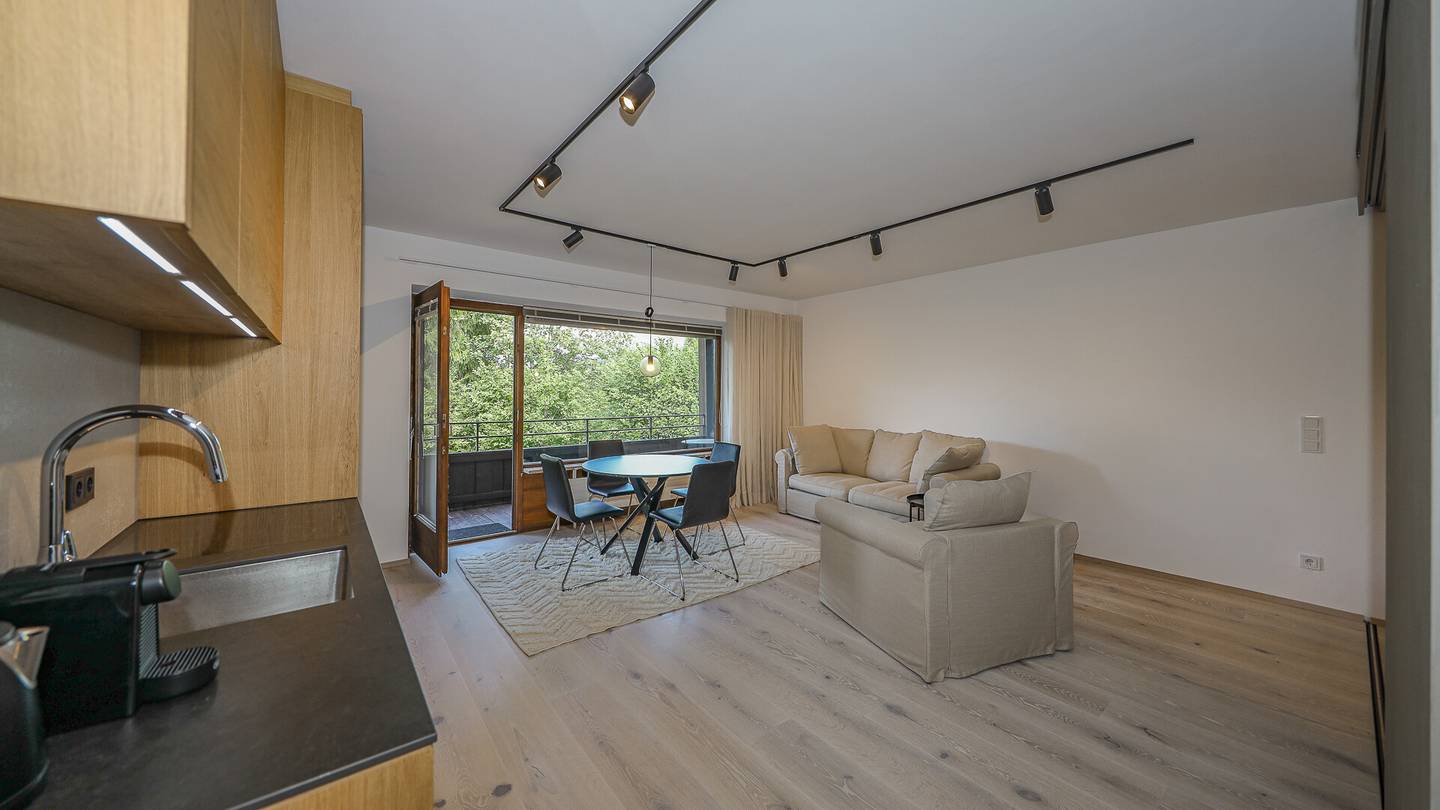 Renovierte Wohnung mit Balkon und Blick zum Hahnenkamm