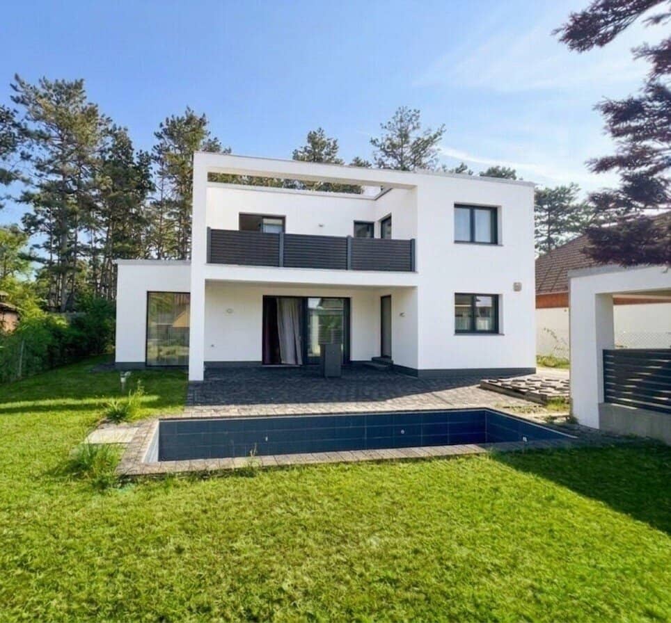 Idyllisch ruhig gelegenes, modernes Landhaus mit schönem Ausblick auf das Rax-Schneeberg-Gebiet