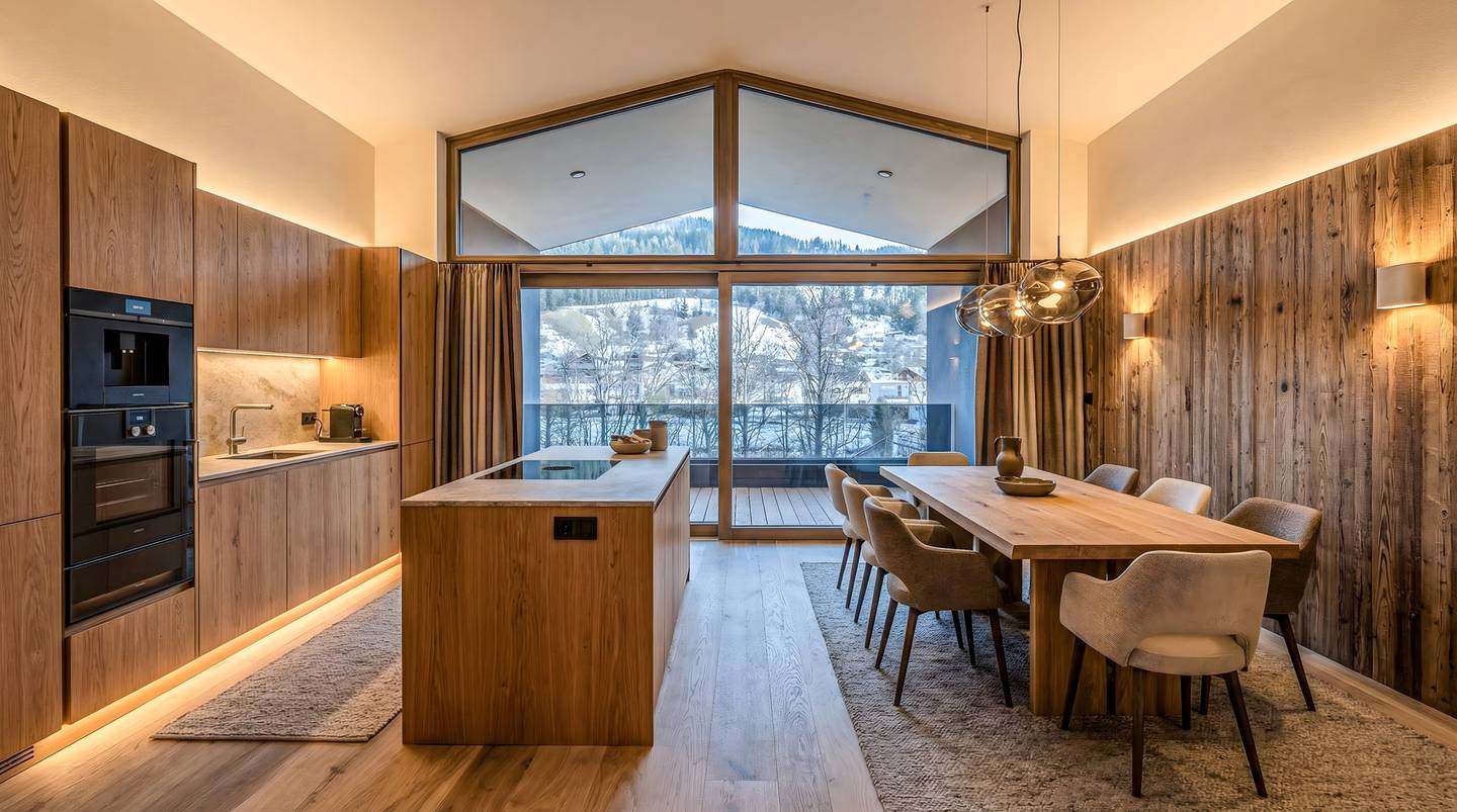 Maisonettewohnung Neubau mit Kamin und Tiefgarage