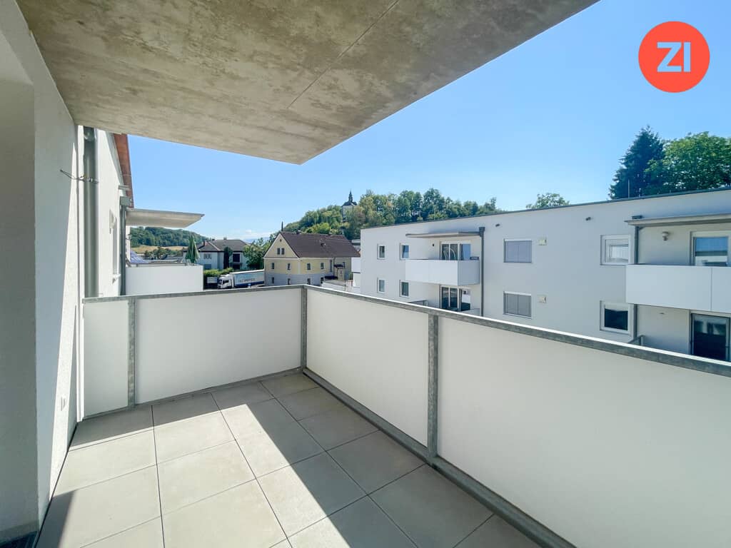 Geförderte Wohnung mit Tiefgarage und Terrasse nahe Ortszentrum