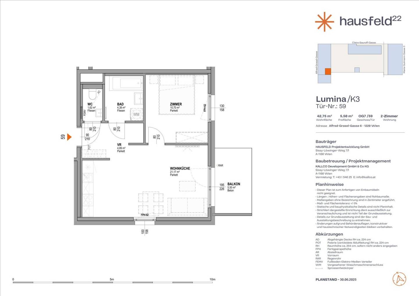 Top: A.59 ● LUMINA in Hausfeld²² ● Open-ended lease ● Book appointment online: www.hausfeld22.at/lumina